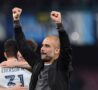 Guardiola esulta primo piano