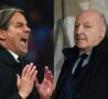 Simone Inzaghi e Beppe Marotta