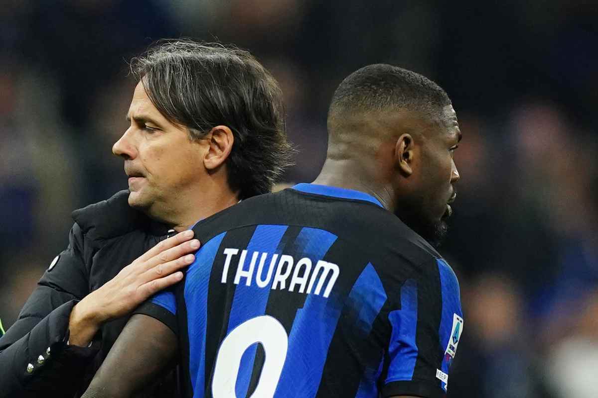 Inzaghi e Thuram si salutano