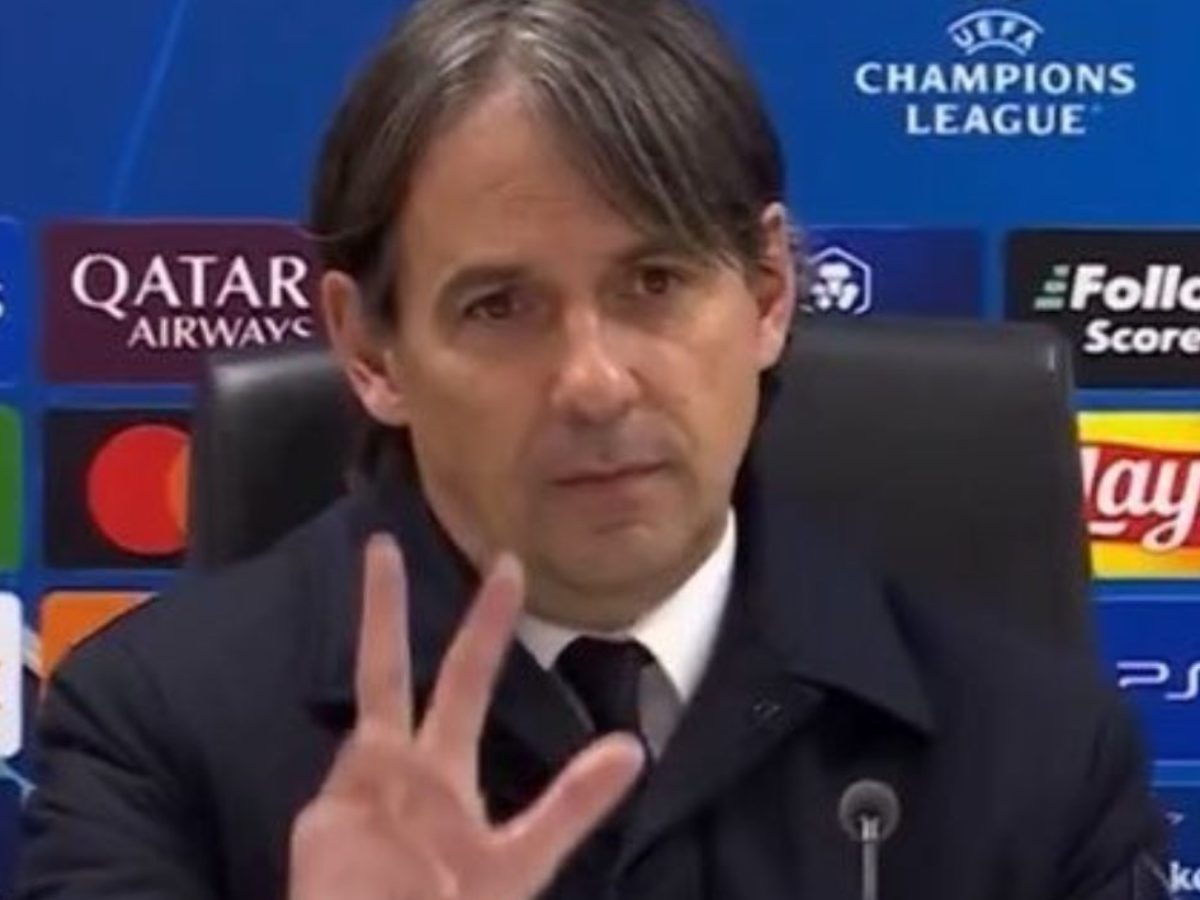 Inzaghi, il gesto del tre