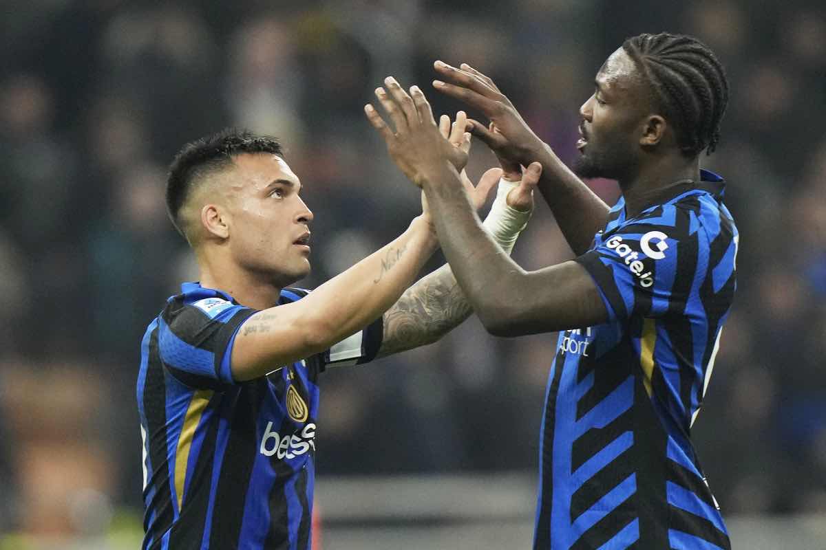 Lautaro e Thuram dell'Inter