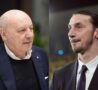 Foto combo Marotta e Ibrahimovic