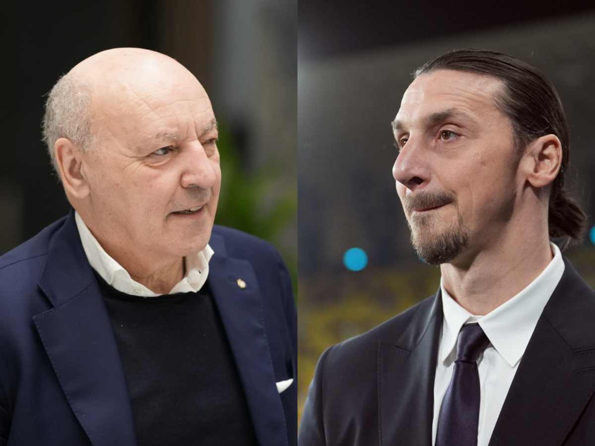 Foto combo Marotta e Ibrahimovic