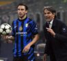 Matteo Darmian con Simone Inzaghi