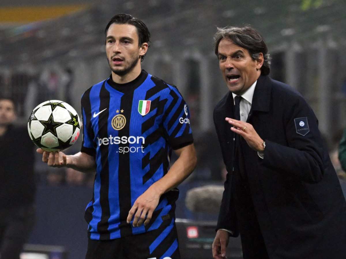 Matteo Darmian con Simone Inzaghi