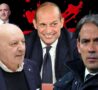 Allegri, Inzaghi, Marotta e Ausilio