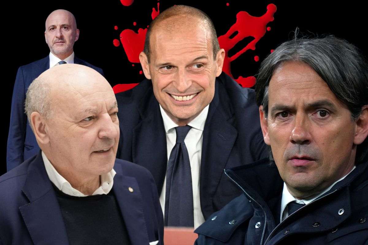 Allegri, Inzaghi, Marotta e Ausilio