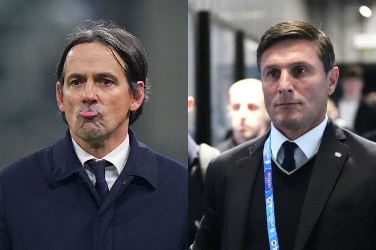 Simone Inzaghi e Javier Zanetti