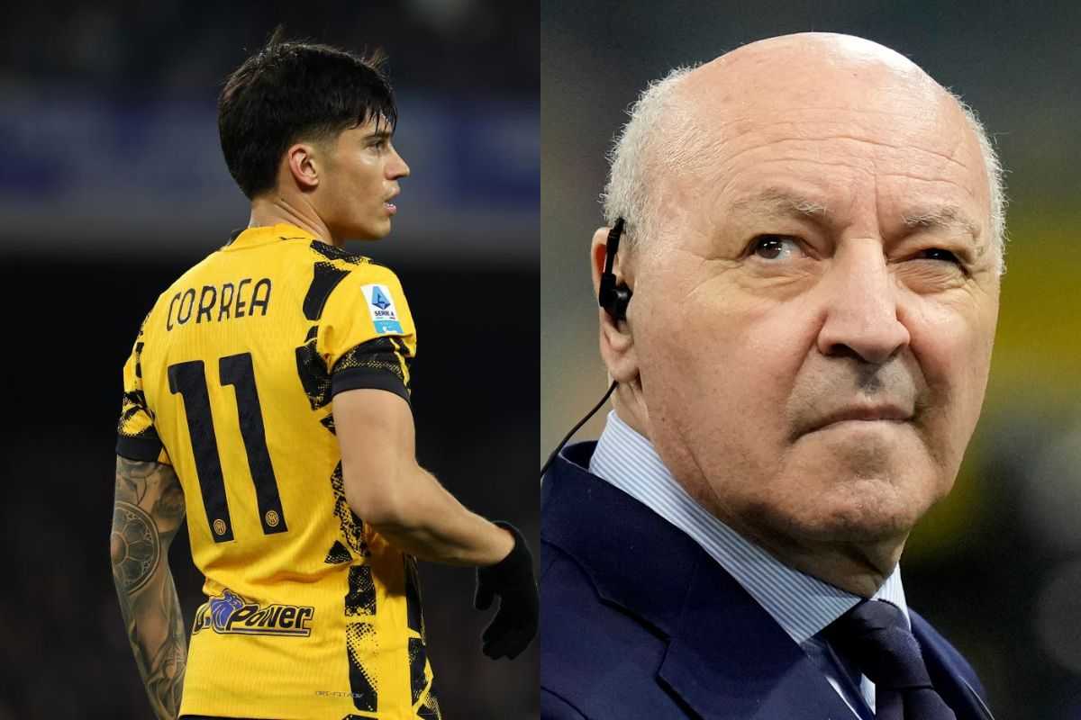 Beppe Marotta e Joaquin Correa